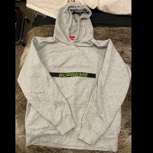 supreme zip pouch hooded sweatshirt